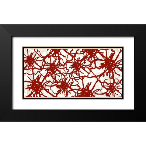 I Love Paris 2 Black Modern Wood Framed Art Print with Double Matting by Kimberly, Allen