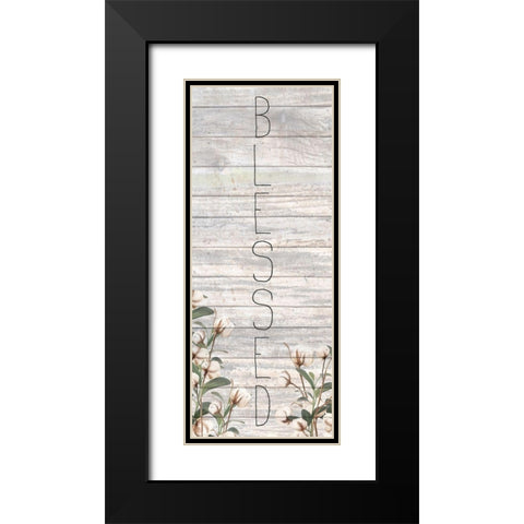 Cotton Home 4 Black Modern Wood Framed Art Print with Double Matting by Kimberly, Allen