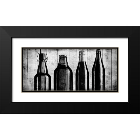 Man Cave 3 Black Modern Wood Framed Art Print with Double Matting by Kimberly, Allen