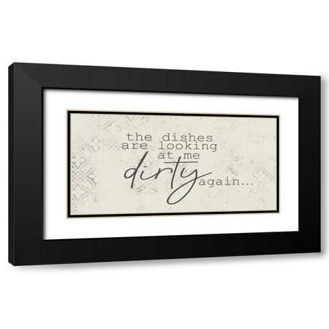 Looking at Me Black Modern Wood Framed Art Print with Double Matting by Kimberly, Allen