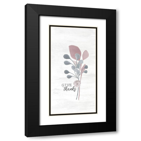 Wildflower Hope 5 Black Modern Wood Framed Art Print with Double Matting by Kimberly, Allen