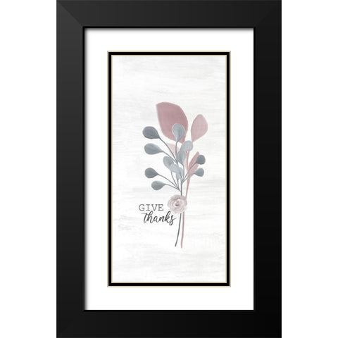 Wildflower Hope 5 Black Modern Wood Framed Art Print with Double Matting by Kimberly, Allen