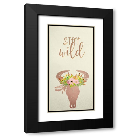 Create Wild 1 Black Modern Wood Framed Art Print with Double Matting by Kimberly, Allen