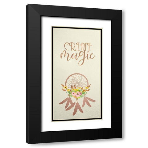 Create Wild 2 Black Modern Wood Framed Art Print with Double Matting by Kimberly, Allen