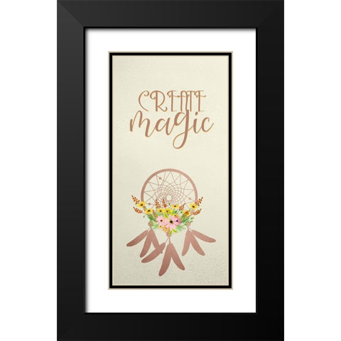 Create Wild 2 Black Modern Wood Framed Art Print with Double Matting by Kimberly, Allen