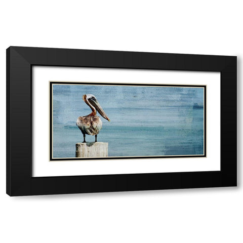 Watch Out Black Modern Wood Framed Art Print with Double Matting by Kimberly, Allen