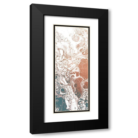 Bubble 1 Black Modern Wood Framed Art Print with Double Matting by Kimberly, Allen