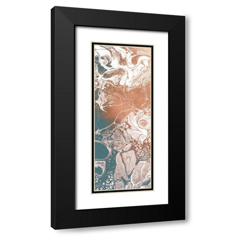 Bubble 2 Black Modern Wood Framed Art Print with Double Matting by Kimberly, Allen