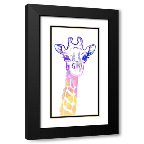 Little One 2 Black Modern Wood Framed Art Print with Double Matting by Kimberly, Allen