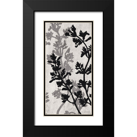 Branches 4 V2 Black Modern Wood Framed Art Print with Double Matting by Allen, Kimberly