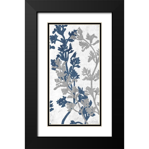 Branches 4 Black Modern Wood Framed Art Print with Double Matting by Kimberly, Allen