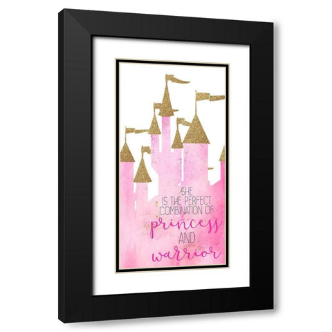 A Princess 6 Black Modern Wood Framed Art Print with Double Matting by Kimberly, Allen