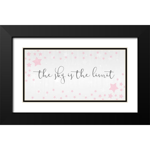 The Sky 1 Black Modern Wood Framed Art Print with Double Matting by Kimberly, Allen