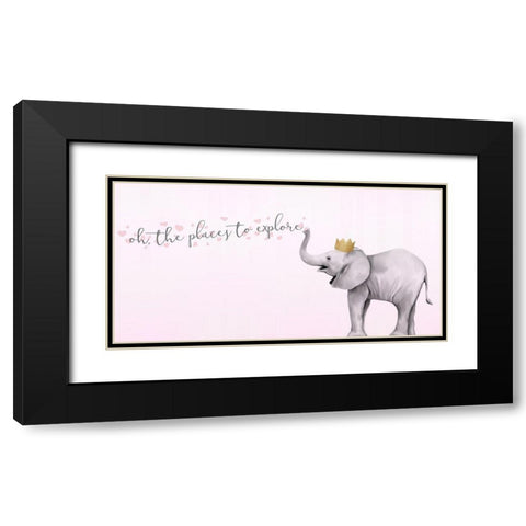 The Sky 6 Black Modern Wood Framed Art Print with Double Matting by Kimberly, Allen