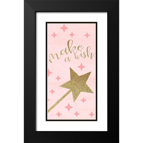Make a Wish Black Modern Wood Framed Art Print with Double Matting by Kimberly, Allen