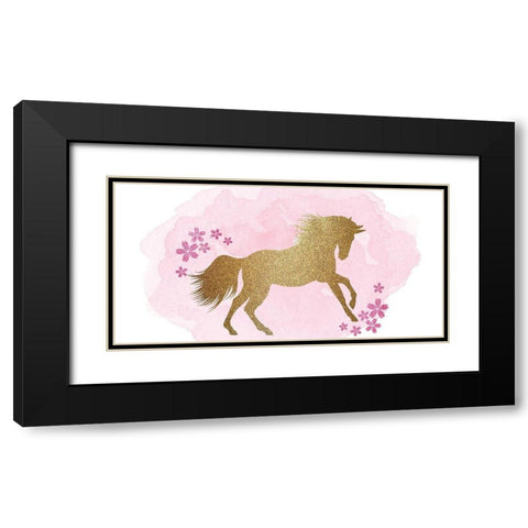 Be a Unicorn A Black Modern Wood Framed Art Print with Double Matting by Kimberly, Allen