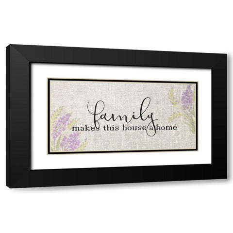 Makes this House Black Modern Wood Framed Art Print with Double Matting by Kimberly, Allen