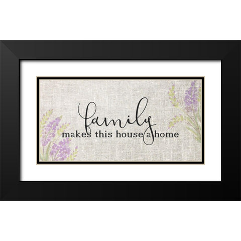 Makes this House Black Modern Wood Framed Art Print with Double Matting by Kimberly, Allen