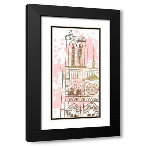 Mon Amour 6 Black Modern Wood Framed Art Print with Double Matting by Allen, Kimberly