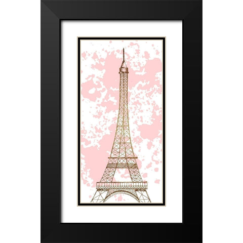 Mon Amour 1 V3 Black Modern Wood Framed Art Print with Double Matting by Allen, Kimberly