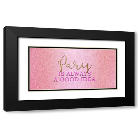 A Good Idea 2 Black Modern Wood Framed Art Print with Double Matting by Allen, Kimberly