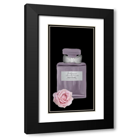 Perfume Roses 1 Black Modern Wood Framed Art Print with Double Matting by Allen, Kimberly