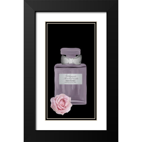 Perfume Roses 1 Black Modern Wood Framed Art Print with Double Matting by Allen, Kimberly