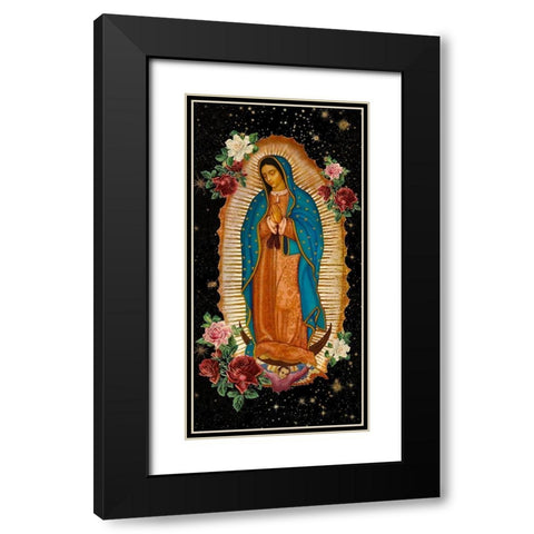 Saint 1 Black Modern Wood Framed Art Print with Double Matting by Allen, Kimberly