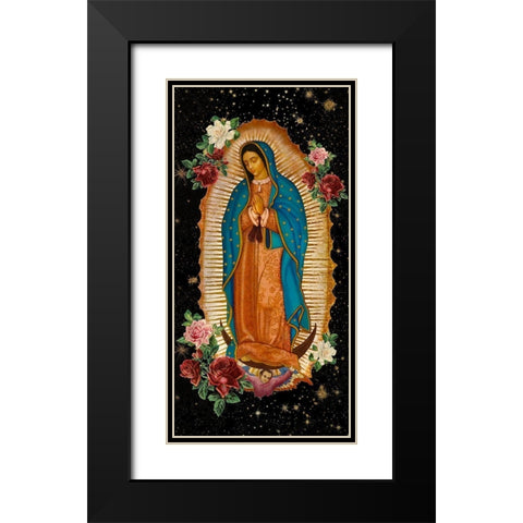 Saint 1 Black Modern Wood Framed Art Print with Double Matting by Allen, Kimberly