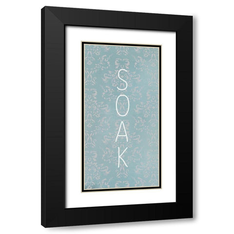 Le Bain 6 Black Modern Wood Framed Art Print with Double Matting by Allen, Kimberly