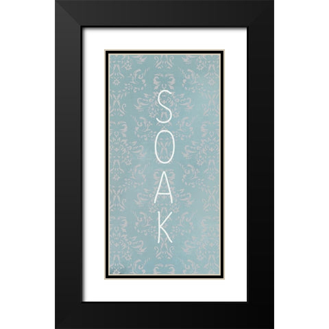 Le Bain 6 Black Modern Wood Framed Art Print with Double Matting by Allen, Kimberly