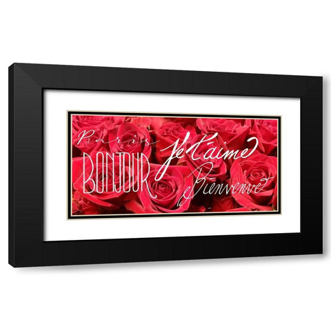 Paris Idea 3 Black Modern Wood Framed Art Print with Double Matting by Allen, Kimberly