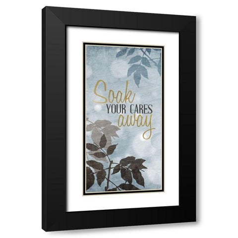 At the Spa 5 Black Modern Wood Framed Art Print with Double Matting by Allen, Kimberly