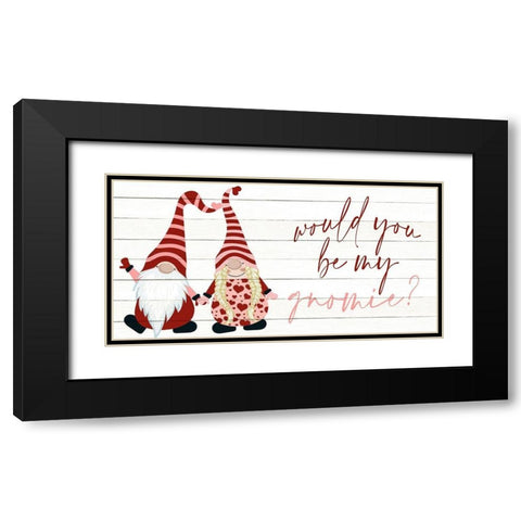 Gnomie Black Modern Wood Framed Art Print with Double Matting by Allen, Kimberly