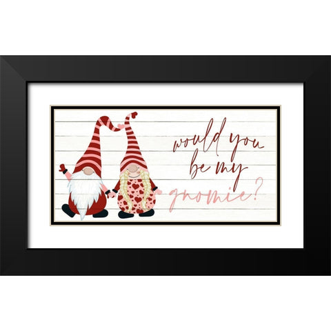 Gnomie Black Modern Wood Framed Art Print with Double Matting by Allen, Kimberly