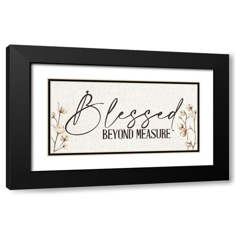 Beyond Measure Black Modern Wood Framed Art Print with Double Matting by Allen, Kimberly