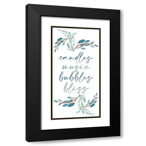 French Blue 6 Black Modern Wood Framed Art Print with Double Matting by Allen, Kimberly