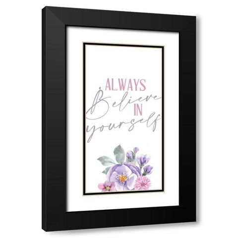 Hello Beautiful 2 Black Modern Wood Framed Art Print with Double Matting by Allen, Kimberly