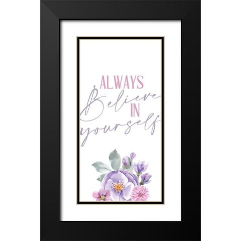 Hello Beautiful 2 Black Modern Wood Framed Art Print with Double Matting by Allen, Kimberly
