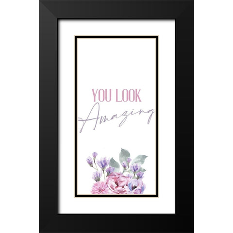Hello Beautiful 3 Black Modern Wood Framed Art Print with Double Matting by Allen, Kimberly