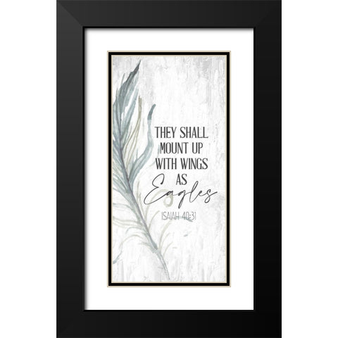 They Shall Black Modern Wood Framed Art Print with Double Matting by Allen, Kimberly