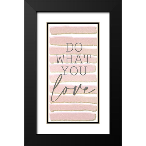 Fashionista 6 Black Modern Wood Framed Art Print with Double Matting by Allen, Kimberly