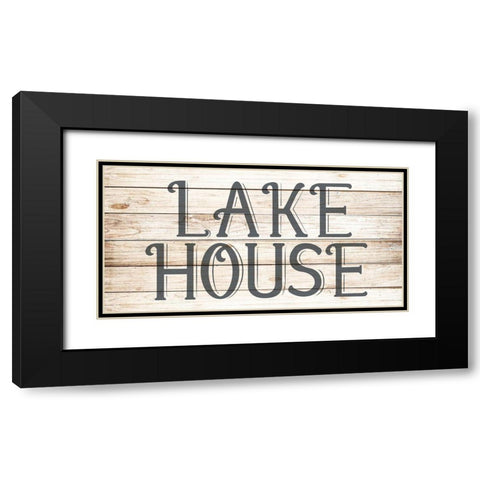 Lake House 4 Black Modern Wood Framed Art Print with Double Matting by Allen, Kimberly