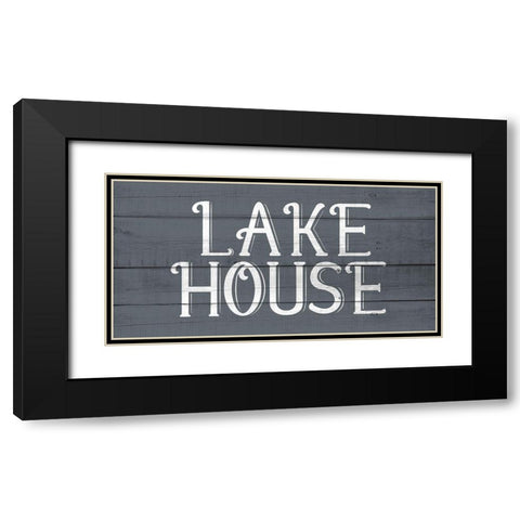 Lake House 4 Black Modern Wood Framed Art Print with Double Matting by Allen, Kimberly