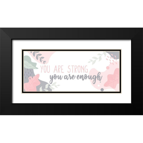 Affirmations 3 Black Modern Wood Framed Art Print with Double Matting by Allen, Kimberly