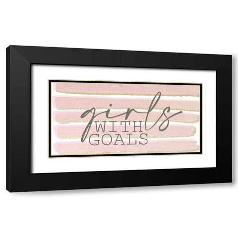Fashionista 12 Black Modern Wood Framed Art Print with Double Matting by Allen, Kimberly