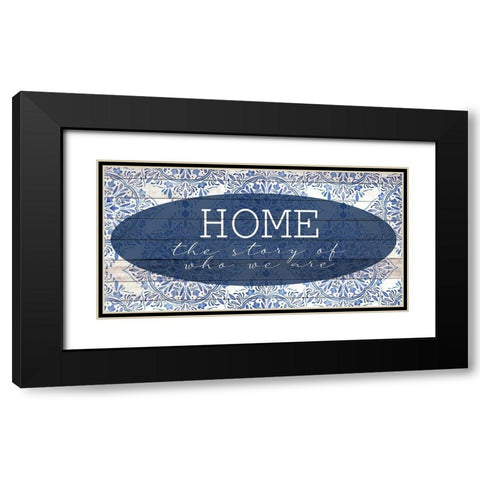 Home Story Black Modern Wood Framed Art Print with Double Matting by Allen, Kimberly