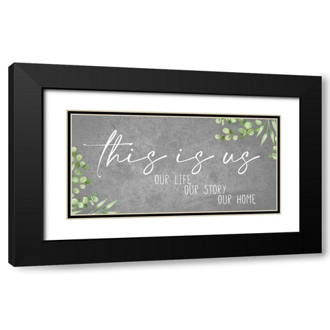 Our Black Modern Wood Framed Art Print with Double Matting by Allen, Kimberly