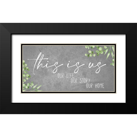 Our Black Modern Wood Framed Art Print with Double Matting by Allen, Kimberly