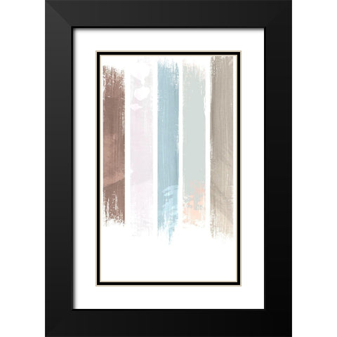 Streams 2 Black Modern Wood Framed Art Print with Double Matting by Allen, Kimberly